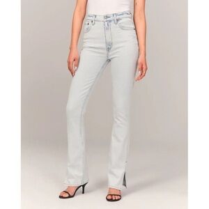 Abercrombie & Fitch | NWT Slim Straight Ultra High Rise Ankle Slits, Size 30/10